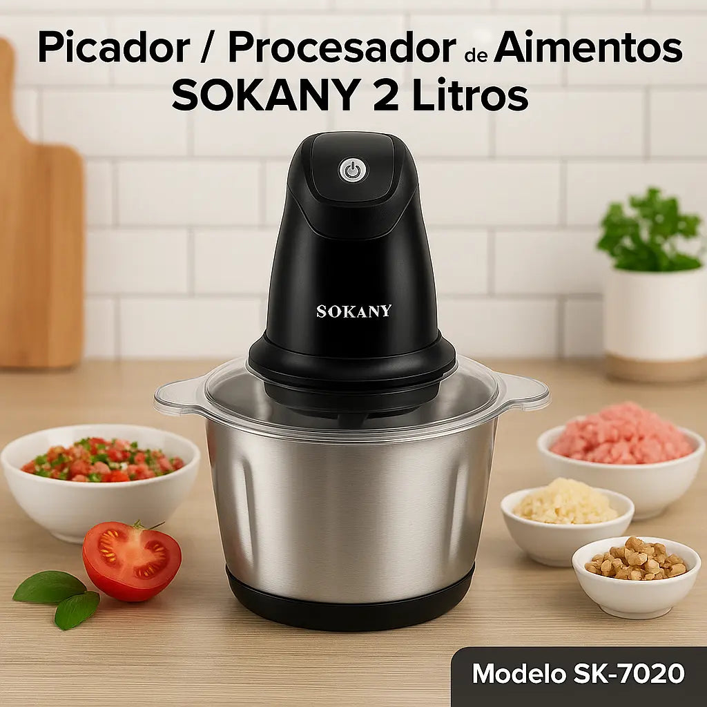 Sokany™ | Picador triturador Procesador 2lt