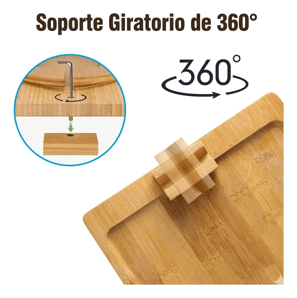 BambooRest™ | Bandeja antiderrame para Sofá